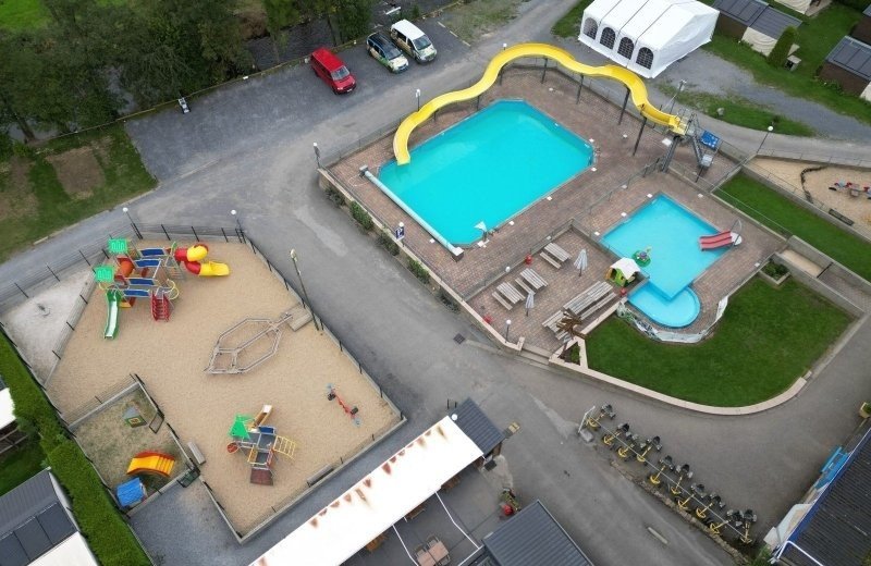 Camping met zwembad ardennen