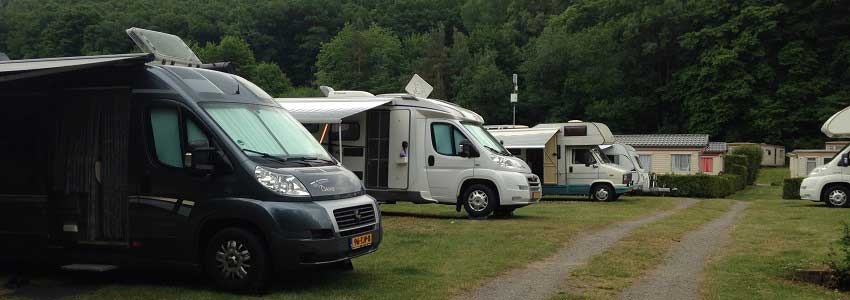 Motorhome sites in the Ardennes