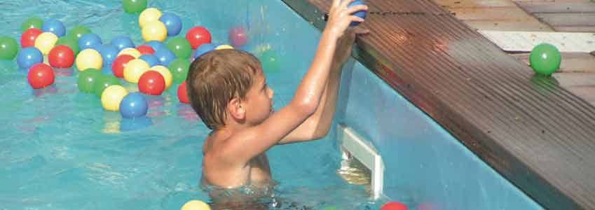 Camping Polleur has two swimming pools for plenty of fun for the kids